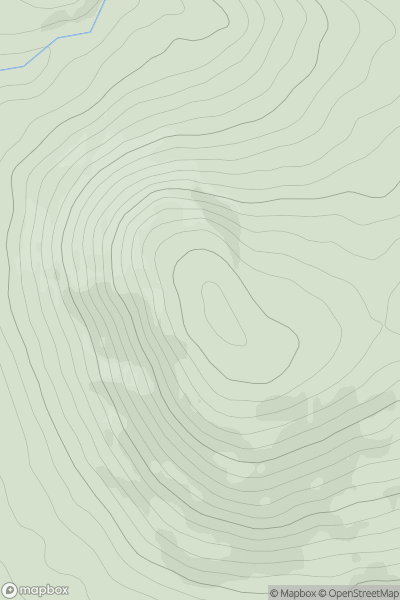 Thumbnail image for Dodd Hill [The Glenkens to Annandale] [NX565973] showing contour plot for surrounding peak
